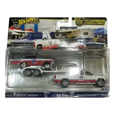 <span class='esconder'>2024-0680</span>63 Chevy Nova 88 & Chevy Silverado 3500 & HW Rally Trailer